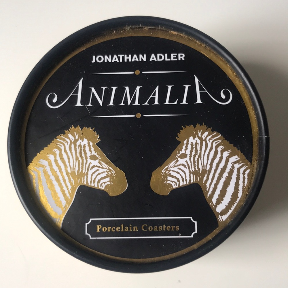 Jonathan Adler Animalia Coasters Brand New